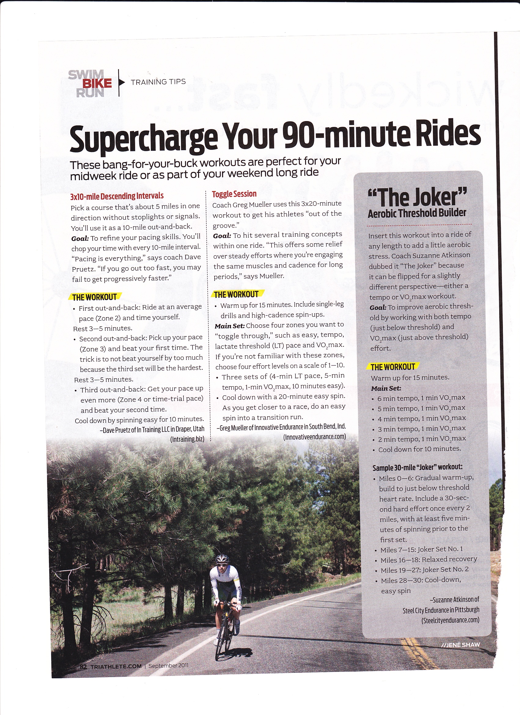 Supercharge your 90-mn bike rides