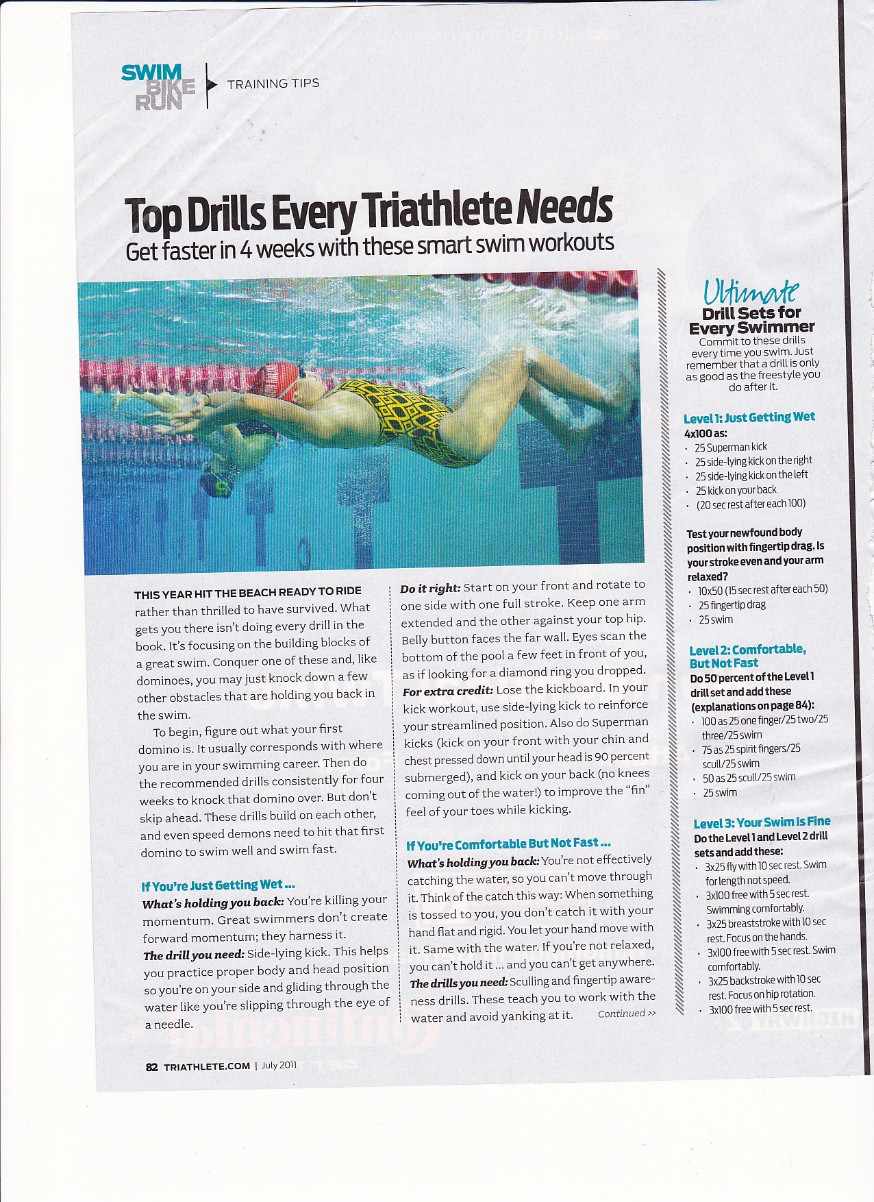 Top Swim Drills for Triathletes