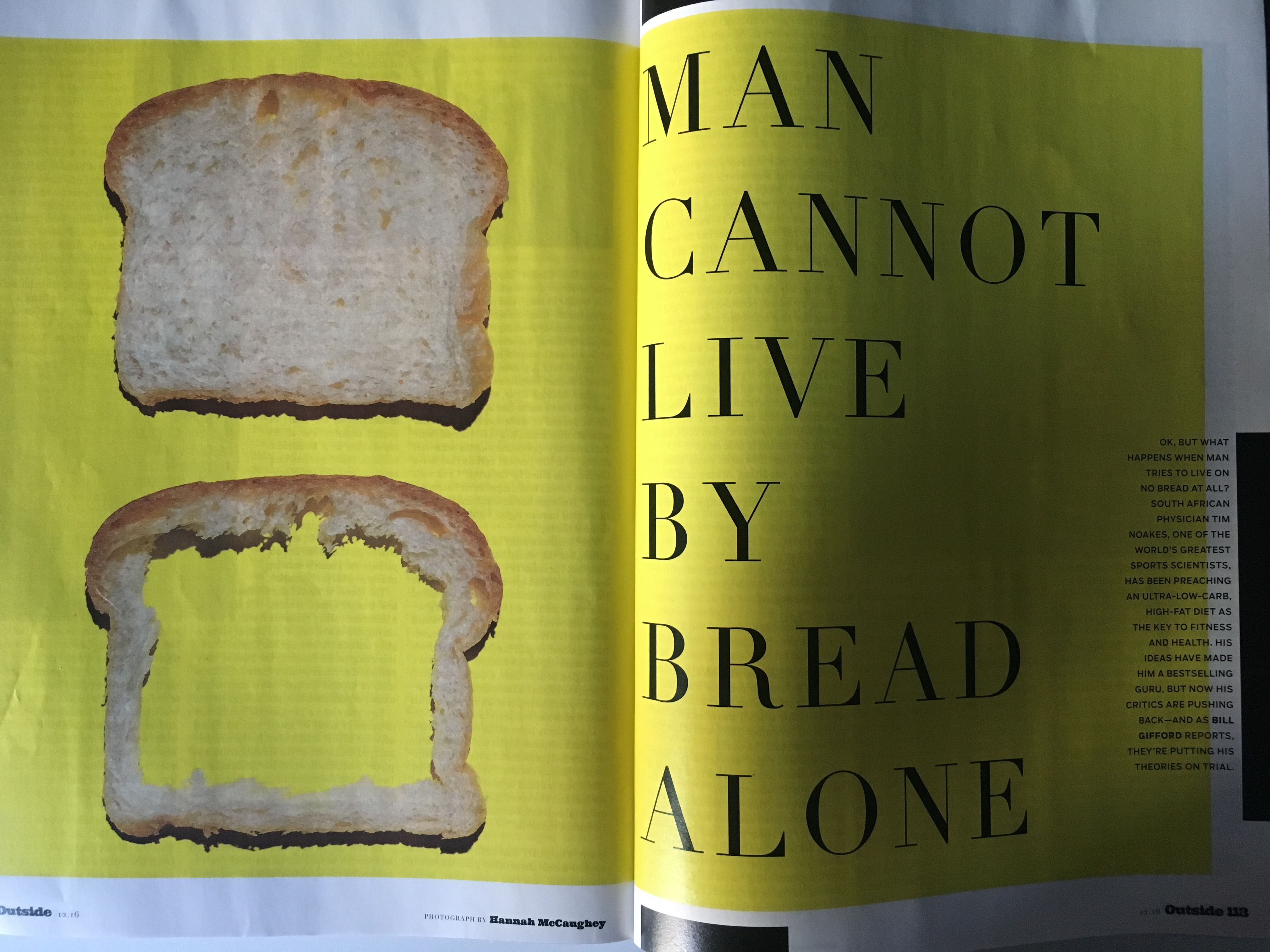 Man cannot live by bread alone 1/7